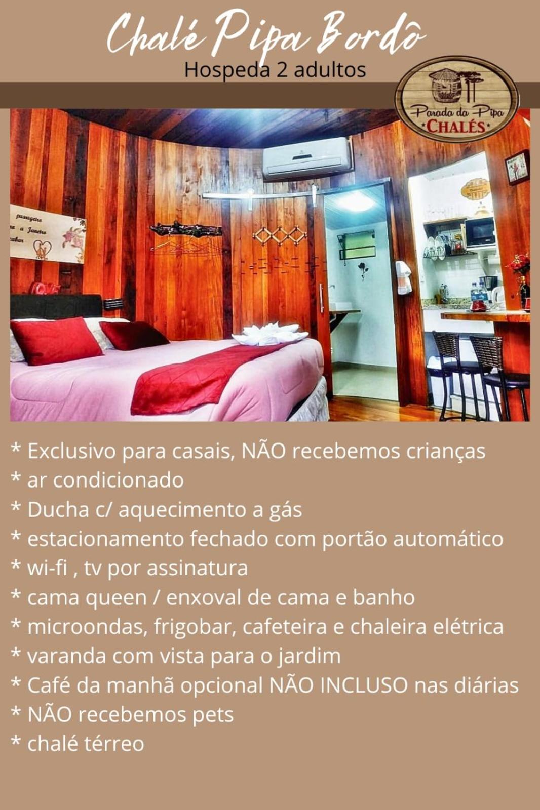 Chalé Temático em Pipa de Vinho - Parada da Pipa Chalés Canela Chambre photo